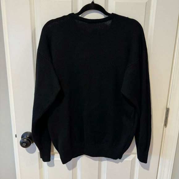 Vintage Sabree Black Embellished Beaded Sweater - Size Large - Picture 9 of 9
